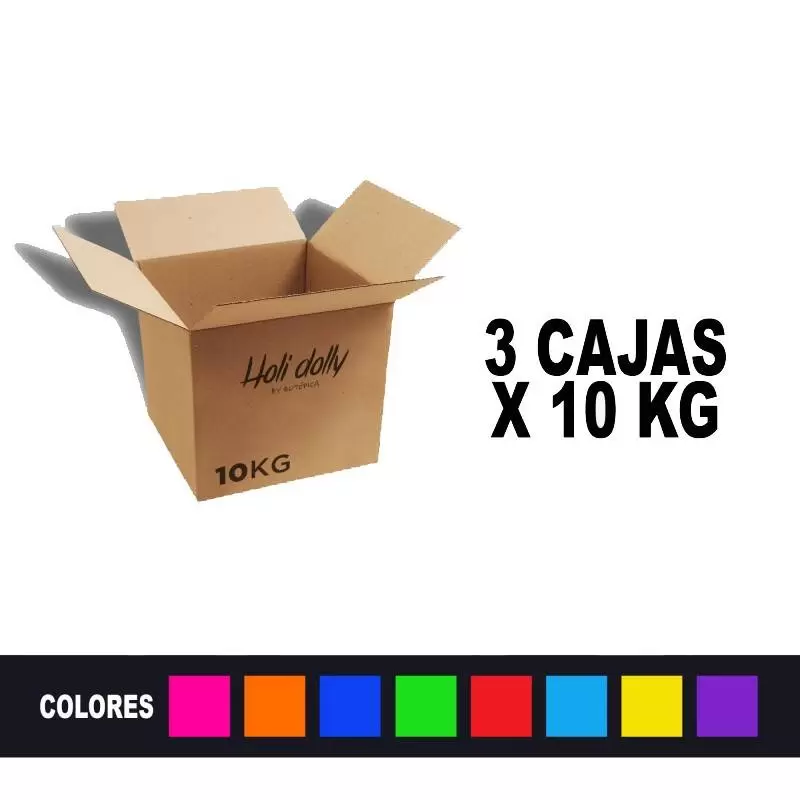 Pols de Holi (3 caixes x 10 kg)