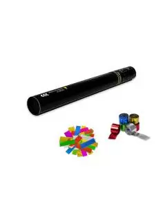 Cañón manual 50 cm. (Confeti + serpentinas brillo) - 1