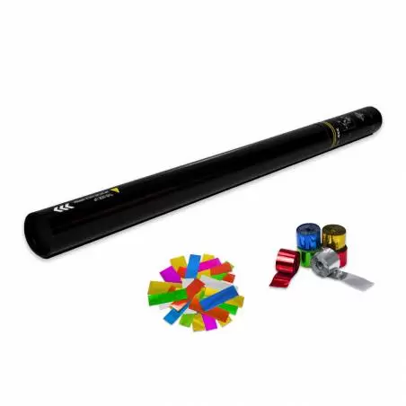 80 cm. Handheld cannon (Metallic Confetti + streamers) - 1