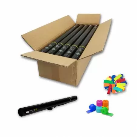 20 Electric Cannons 80 cm. (Confetti + streamers) - 1