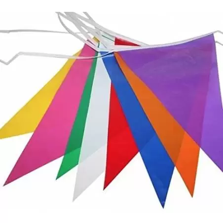 Banderines triángulos (50 m.)