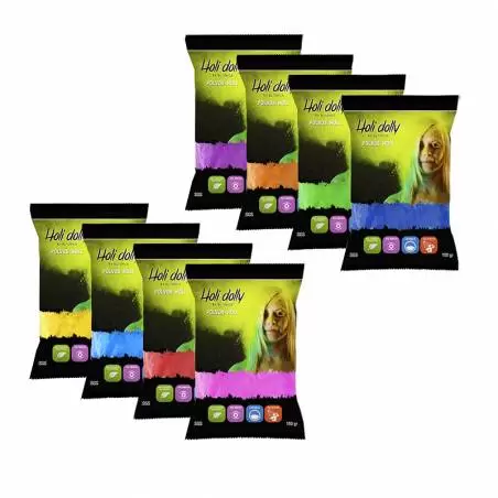 Polvo holi (500 Bolsas x 100g) Polvo holi (500 Bolsas x 100g)