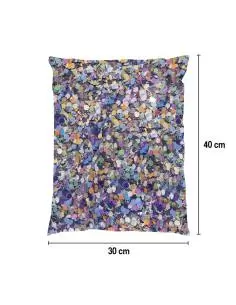 Confettis multicolores classiques (Sac 1 kg) - 1 2