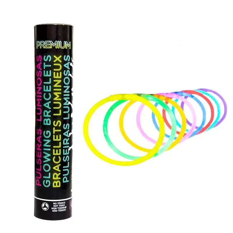 Paquet de 100 polseres fluorescents lluminoses - EUTOPICA