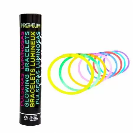 Paquet de 100 polseres fluorescents lluminoses - EUTOPICA