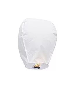 Pack de 50 linternas voladoras para bodas ignífugas y biodegradables - EUTOPICA