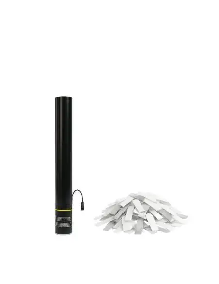 Canó de confetis elèctric de 50 cm (Confetis de purpurina) - EUTOPICA