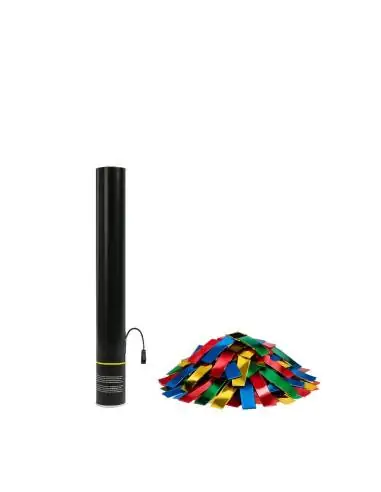 Canon électrique 50 cm (confettis métallisés) - EUTOPICA