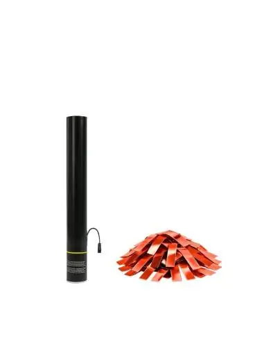 Canó de confetis elèctric de 50 cm (Confetis de purpurina) - EUTOPICA
