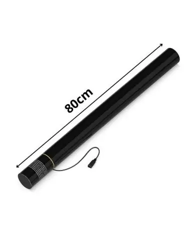 Canó elèctric de confetis de 80 cm (confetis orgànics) - EUTOPICA