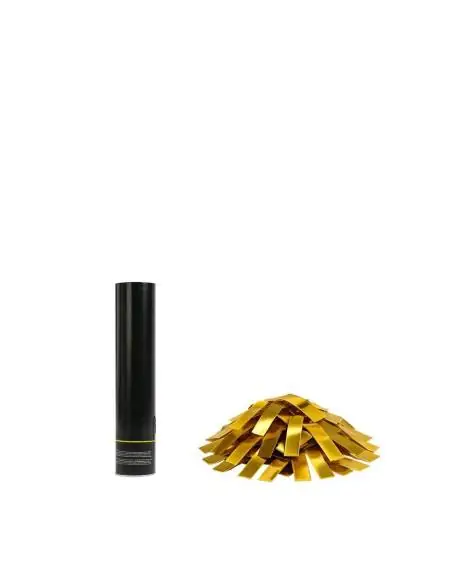 20 Handheld cannons 30 cm. (Metallic Confetti) - EUTOPICA