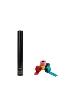 Cañón manual 50 cm. (Serpentinas papel BIO) - EUTOPICA