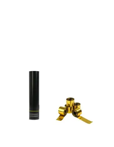 20 Handheld cannons 30 cm. (Metallic streamers) - EUTOPICA