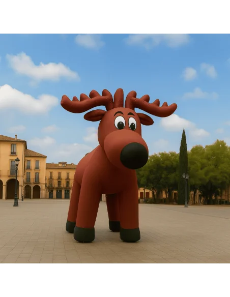 LED Inflatable Reindeer 3m - EUTOPICA