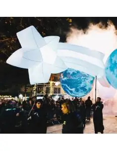 Étoile filante gonflable