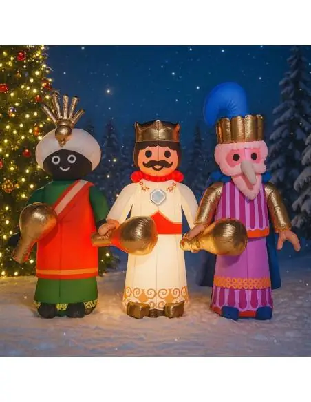 Reyes Magos hinchables LED - EUTOPICA