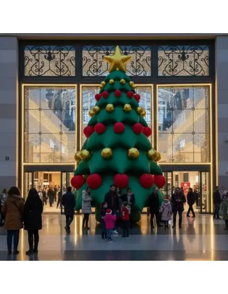 Arbre de Noël gonflable à LED - EUTOPICA