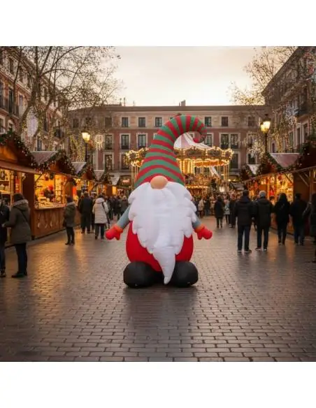 LED Inflatable Gnome 3m - EUTOPICA