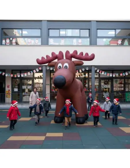 LED Inflatable Reindeer 3m - EUTOPICA