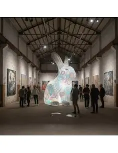 Conejo Hinchable LED 3m - EUTOPICA