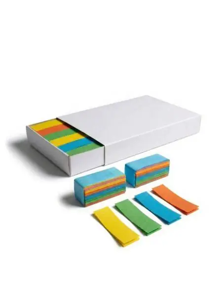 Confettis rectangulaires papier (Brick 1 kg.) - EUTOPICA