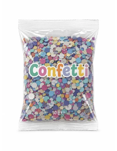Confetti multicolors clàssics (bossa de 50 g) - EUTOPICA